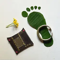 Kanupriya ⁑ Handmade Trible Ankle Kada