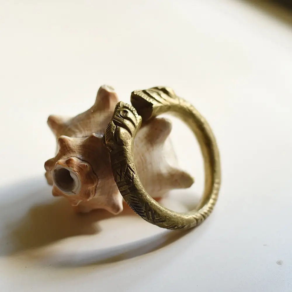 shop Vintage Brass Solid Heavy Kada