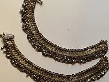 Vintage Payal | Antique Finish Trible Payal
