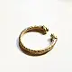 shop Handmade Vintage Solid Brass Kada - Tiger