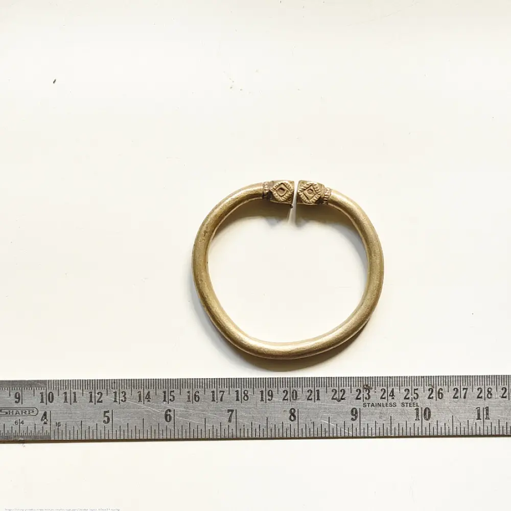 shop Handmade Brass Solid Kada For Men