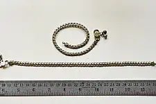 Antique Finish - Simple Payal (Pair) 