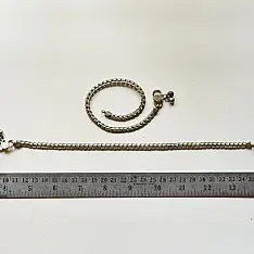 Antique Finish - Simple Payal (Pair) 