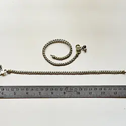 Antique Finish - Simple Payal (Pair) 