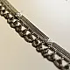 vintage banjara waist belt white metal kamarbandh tiered textured chains traditional nomadic gypsy body jewelry gaatha