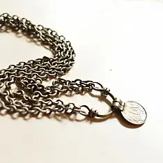 Kanupriya | Tribal / Vintage Jewelry - Coin Chain Necklace 