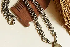 Kanupriya | Tribal / Vintage Jewelry - Coin Chain Necklace 