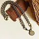 shop Handmade Vintage Jewelry - Coin Chain Necklace 