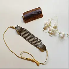 Kanupriya - White Metal - Necklace Chokar ( Two Options )