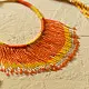 handmade Bead Necklace and Earrings in Yellow colour