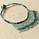 buy Bead Necklace, Choker & Earrings in Sea Blue