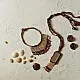 Handmade Bead Choker & Earrings in purple colour