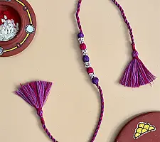Handmade Rakhi | Bead & Patwa Work - E