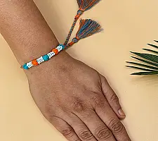 Handmade Rakhi | Bead & Patwa Work - 06