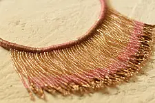 Jewel Vine | Bead Necklace + Choker + Earrings + Ring (Pink)