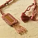 Handmade bead chokar in pink colour