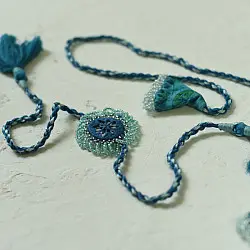 Handmade Rakhi | Asmani Jumki Bhai-Bhabhi Rakhi Set