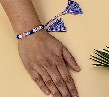 Handmade Rakhi | Bead & Patwa Work - H