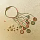 Designer Banjara Handmade Embroidered Necklaces in Light Green & Pink