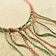 Designer Banjara Handmade Embroidered Necklaces in Light Green & Pink