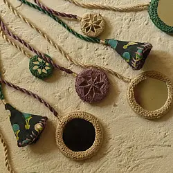 Jewel Vine | Hand Embroidered Banjara Necklace