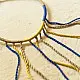 Buy Banjara Hand Embroidered Necklace with Mirror  Yellow & Blue