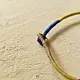 Buy Banjara Hand Embroidered Necklace with Mirror  Yellow & Blue