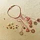 Hand Embroidered banjara Necklace in Pink & Light Pink