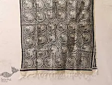 Madhubani ❁ Tussar Silk Hand Painted Dupatta ❁ 4