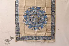Madhubani ❁ Tussar Silk Hand Painted Dupatta ❁ 11
