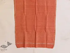 रस्म ☸ Handwoven . Natural Color ☸ Matka Silk Zari Dupatta ☸ 1