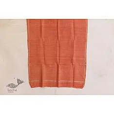 रस्म ☸ Handwoven . Natural Color ☸ Matka Silk Zari Dupatta ☸ 1