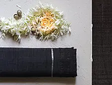 रस्म ☸ Handwoven . Natural Color ☸ Matka Silk Zari Dupatta ☸ 6