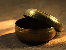 Brass Dabba ( 13cm X 7cm )
