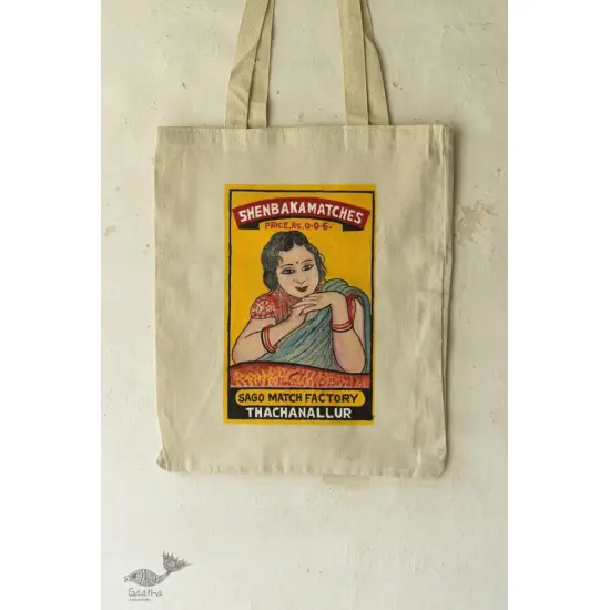 Hand Painted Canvas Tote / Bag