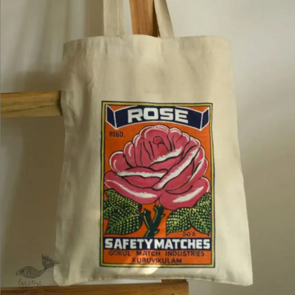 Hand Painted Canvas Bag 
