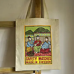 Carnival on Canvas ➤ Canvas Hand Painted Bag ➤ 5