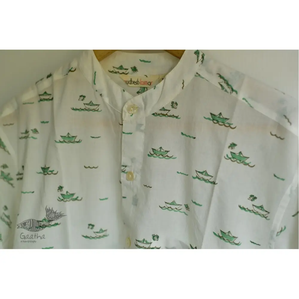Sing of Spring ✯ Sanganeri ✯ Cotton Full Shirt ✯ 5