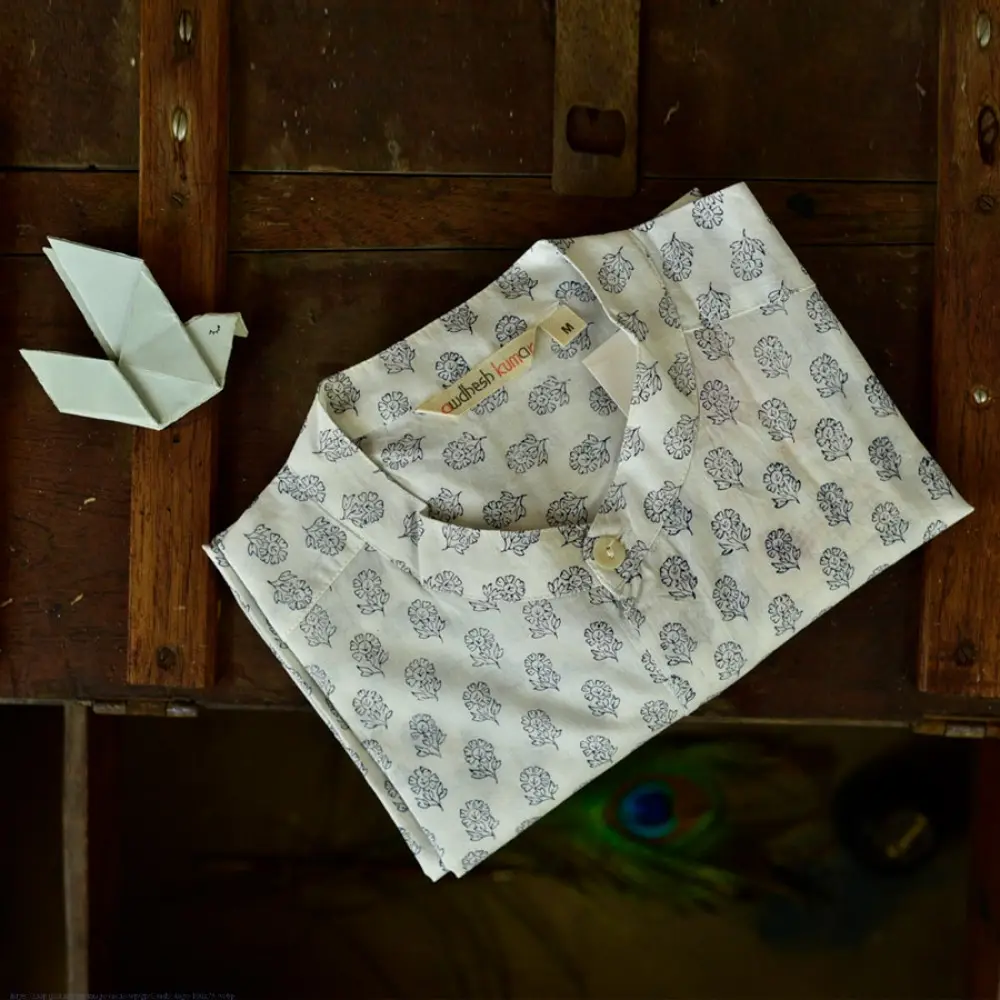 Sing of Spring ✯ Sanganeri ✯ Cotton Full Shirt ✯ 2