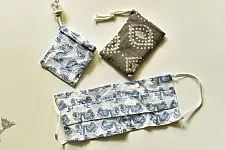 Be safe & stylish ✜ Cotton Two Layered Mask ( Set of 2 ) ✜ 9