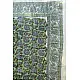 shop Sanganeri Jaipuri Razai - Light Weight Quilt (Double Bed) - Green Flower