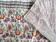 Thaat Baat | Sanganeri Jaipuri Razai Double Bed - Light Weight Quilt