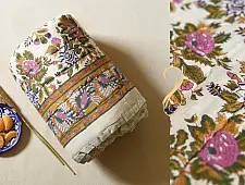 Thaat Baat | Jaipuri Razai / Quilt - Sanganeri Block Printed Single Bed - Pure Cotton