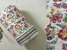 Thaat Baat | Sanganeri Jaipuri Razai Double Bed - Light Weight Quilt