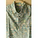 shop  Sanganeri Block Print - Cotton Half Sleeve Shirt - Sky Blue