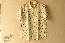 Summer Love | Pure Cotton Sanganeri Block Print Shirt | Half Sleeve