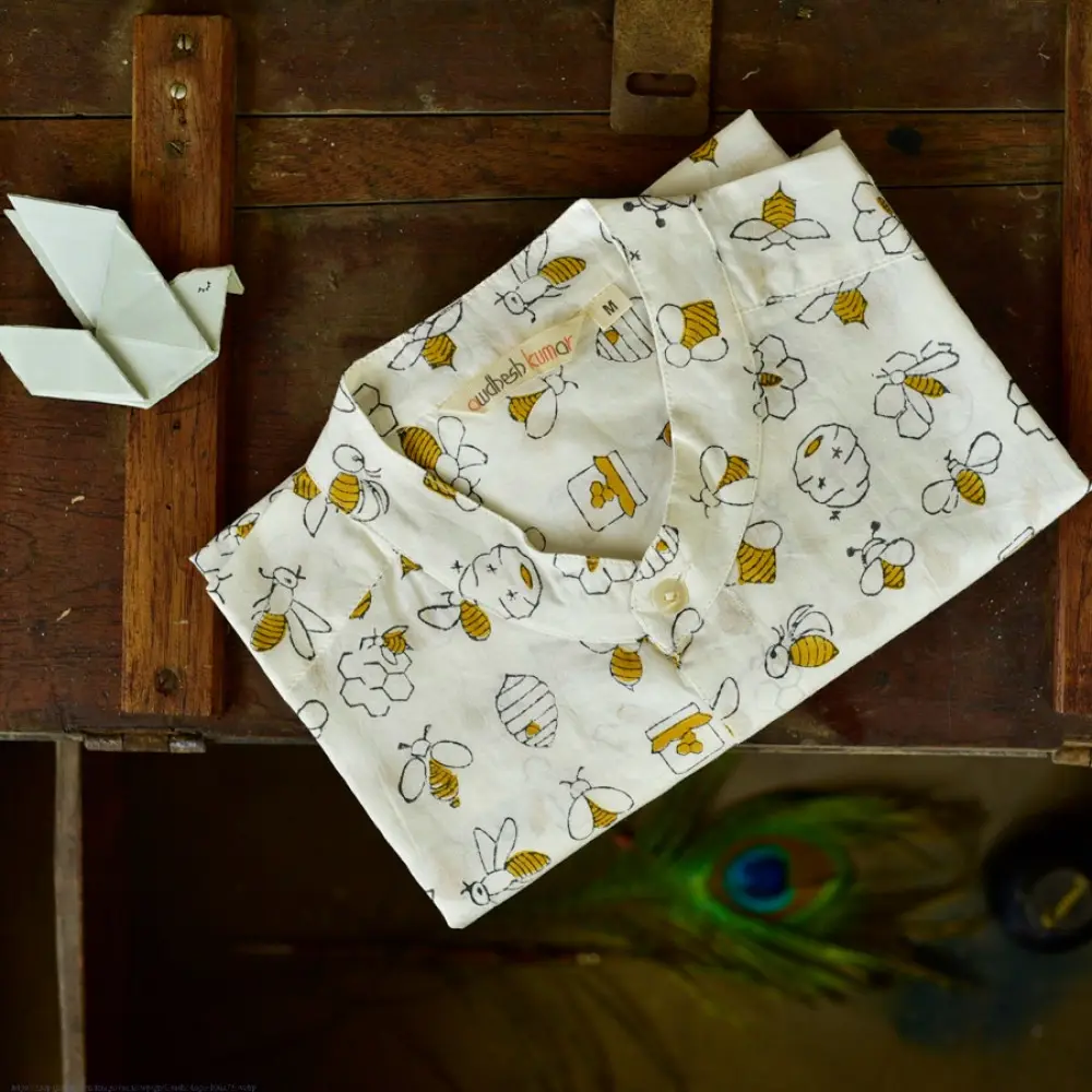 Sing of Spring ✯ Sanganeri ✯ Cotton Full Shirt ✯ 7
