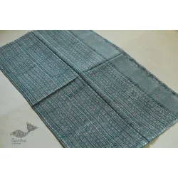 Kumudini . कुमुदिनी | Kota Cotton Saree with Sanganeri Hand Block Patterns  - Light Blue Color