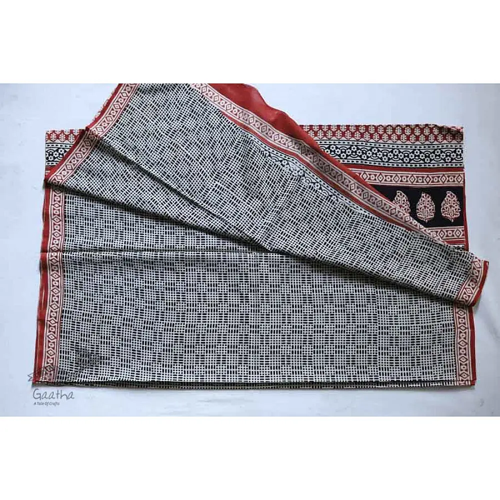 बूटी ✹ Sanganeri Block Printed Saree (Mul cotton) ✹ 1