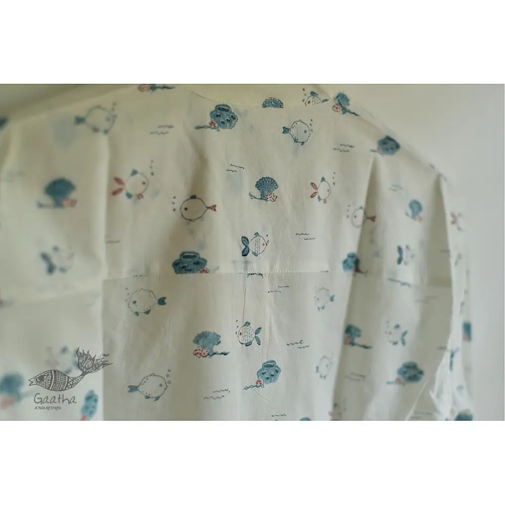 Sing of Spring ✯ Sanganeri ✯ Cotton Full Shirt ✯ 3
